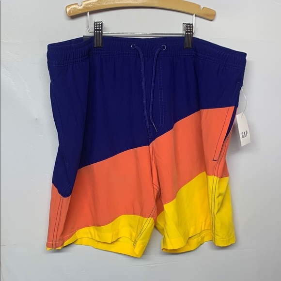 GAP Colorbloc Swim Shorts - Picture 1 of 10